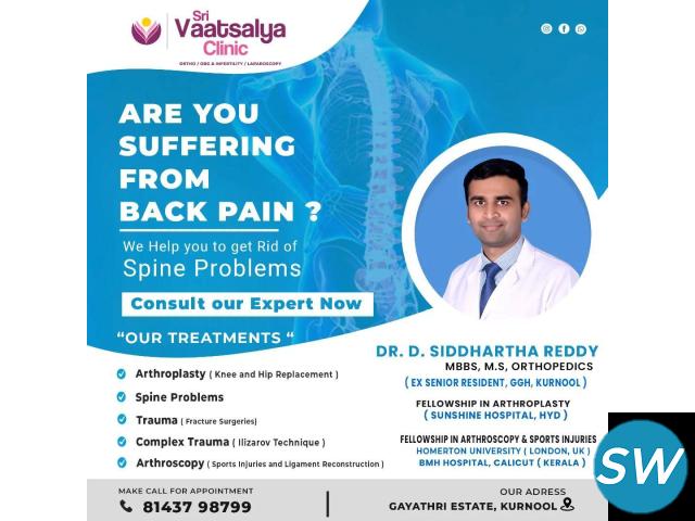 Comprehensive Orthopaedic Care for Children and Adults in Kurnool at Sri Vaatsalya Clinic - 1