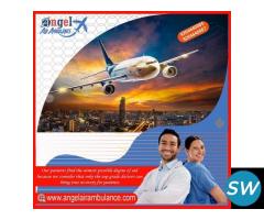 Take the Superb Medical Shifting Air Ambulance Service in Bagdogra by Angel