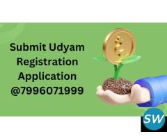 Submit Udyam Registration Application@7996071999