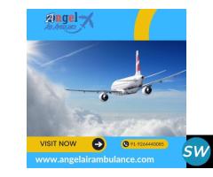 Choose the Prompt ICU Air Ambulance Service in Ranchi by Angel