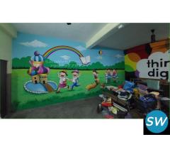 School Wall Art Painting From Kamareddy - 2