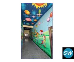 School Wall Art Painting From Kamareddy