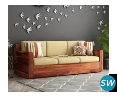Wooden Sofa - Buy Wooden Sofa Sets Online - 1