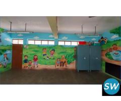 Kids Play School Wall Painting From ECIL - 1