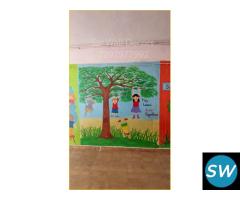 Kids Play School Wall Painting From ECIL - 3