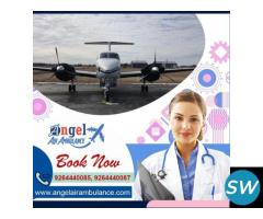 Hire the Supreme ICU Air Ambulance Services in Patna by Angel at Low Cost