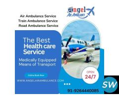 Instant Take Angel Air Ambulance from Patna with Medical Staff and All Benefits - 1