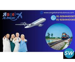 Obtain High Class Angel Air Ambulance from Ranchi with All Curative Care