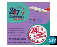 Use the Top Class Medical Angel Air Ambulance from Siliguri with All Medical Convenient - 1