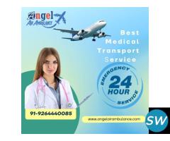Easy to Book Angel Air Ambulance from Dibrugarh with Certified Medical Care and Team