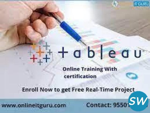 Tableau online training| tableau online course|tableau online training in Hyderabad - 1