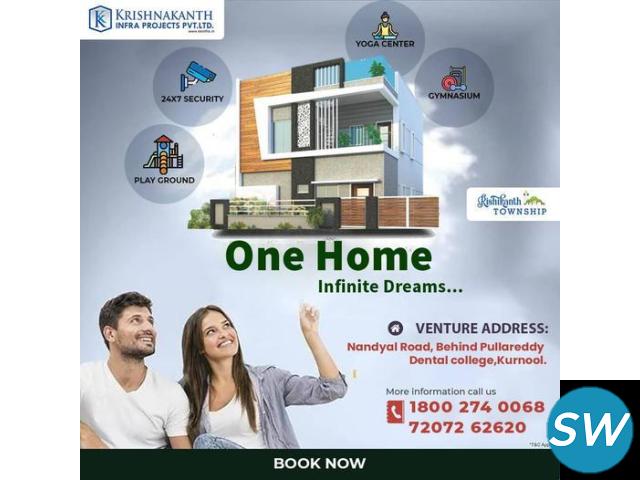 Ready to move houses in kurnool || Villas || Independent Houses || Commercial Complex - 1