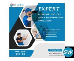 We are proud to offer the most dependable AC repair services around - 1