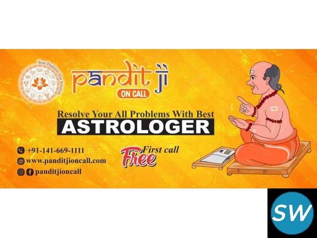 Unlock the Stars: Connect with an Online Astrologer at Panditji On Call - 1