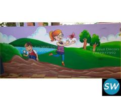 Nursery School Wall Painting