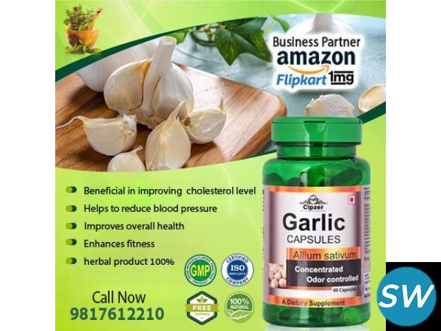 Garlic Softgel Capsules help in proper digestion & enhance immunity - 1
