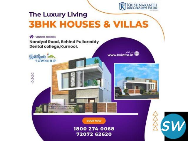 Duplex houses for sale in kurnool || Villas || Independent Houses || Commercial Complex - 1