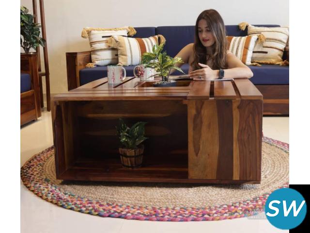 Get 55% OFF on Exquisite Coffee Tables - Limited Time Offer at WoodenStreet! - 1