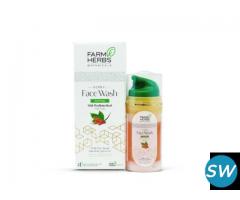 Farmherbs 100% Herbal Face Wash - 1