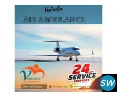 Get Vedanta Air Ambulance Service in Indore with Superior CCU Setup
