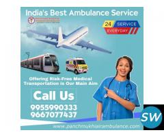 Pick Panchmukhi Air Ambulance Services in Patna with Specialized Doctors