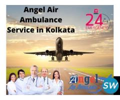 Book Angel Air Ambulance Service in Kolkata with Classy Medical Facility - 1