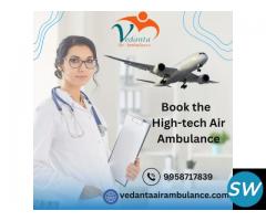 Take Top-class Vedanta Air Ambulance Service in Jamshedpur With Updated Medical Machine - 1