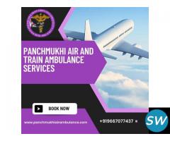 Pick Panchmukhi Air and Train Ambulance from Patna with an Experienced Medical Specialist