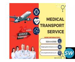 Get Angel Air Ambulance Service with MBBS Doctor Facility in Delhi - 1