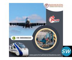 Book Panchmukhi Air and Train Ambulance in Patna with Advanced Medical Care