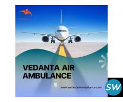 Hire Advanced Vedanta Air Ambulance Service in Bhopal with Instant Patient Relocation - 1
