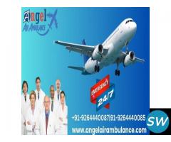 Hire Affordable Price Air Ambulance Service in Guwahati by Angel