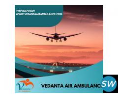 Take Life-care Vedanta Air Ambulance Service in Gorakhpur with First-class CCU Setup - 1