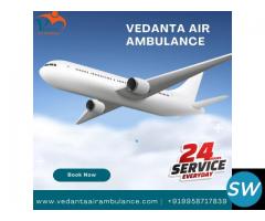 Choose Top-class Vedanta Air Ambulance Service in Hyderabad for Immediate Transportation of Patient - 1