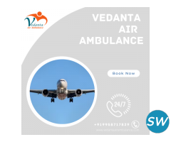 Select World-Class Vedanta Air Ambulance Service in Darbhanga with Care Patient Transfer - 1