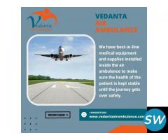 Hire Worldwide Vedanta Air Ambulance Service in Varanasi for Comfortable Patient Transport - 1