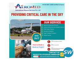 All Purpose Of Medical Care Get Solved For The Journey By Aeromed Air Ambulance Service In Mumbai - 1