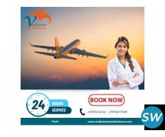 Pick Vedanta Air Ambulance Service in Gorakhpur with Notable ICU Setup