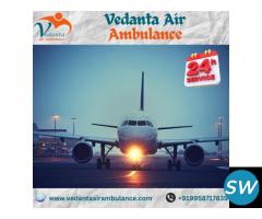 Hire the Most Advanced Vedanta Air Ambulance Service in Indore with a Ventilator Setup