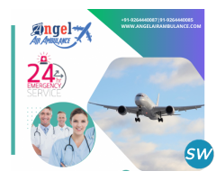 Gain Angel Air Ambulance Service in Dimapur with A Trained MBBS Doctor Team