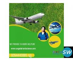 Avail Superb Angel Air Ambulance Service in Bagdogra With Hi-Tech Medical Devices - 1