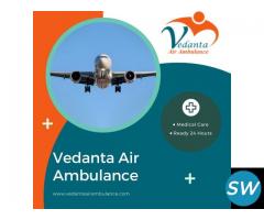 Take Vedanta Air Ambulance Service in Bangalore with CCU Facility - 1