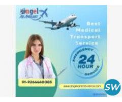 Take Angel Air Ambulance Service in Raigarh With Latest Medical Features