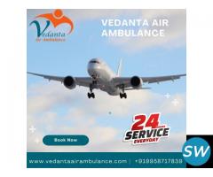 Take Advanced ICU Facility by Vedanta Air Ambulance Service in Gorakhpur