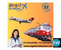 Hire Angel Air Ambulance Service in Guwahati with Medical Support
