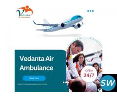 Get Vedanta Air Ambulance Service in Raipur for Proper Medical Assistance
