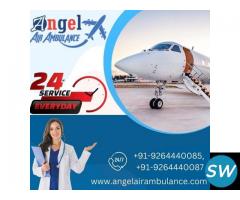 Book Angel Air Ambulance Service in Guwahati with Top-Level Ventilator Setup