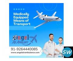 Select Angel Air Ambulance Service In Vellore With Superb Medical Equipment