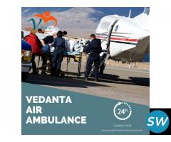 Get Modern Vedanta Air Ambulance Service in Ranchi with Hi-tech ICU Setup