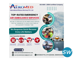 There Are Lots Of Medical Facilities In Aeromed Air Ambulance Service In Cochin - It Is Affordable